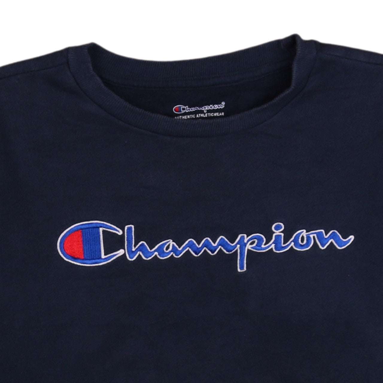 Womens UK Size XL Champion Blue Pullover Sweatshirt