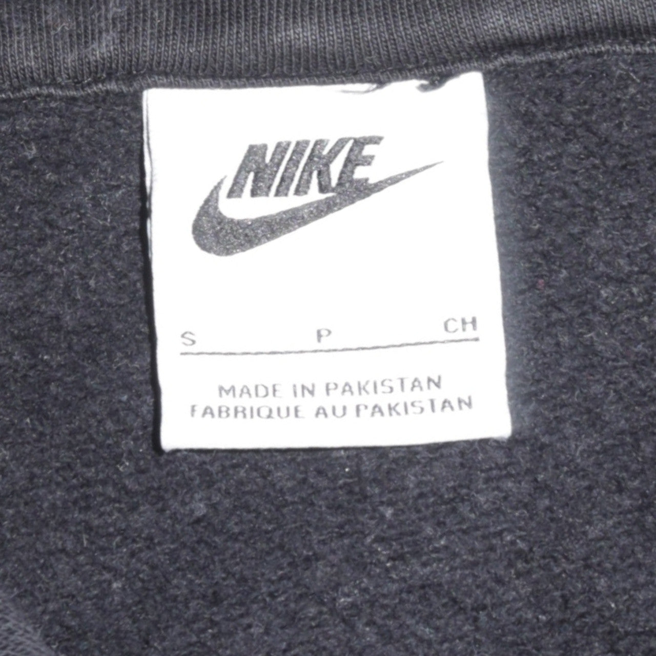 Mens UK Size S Nike Black Pullover Hoodie
