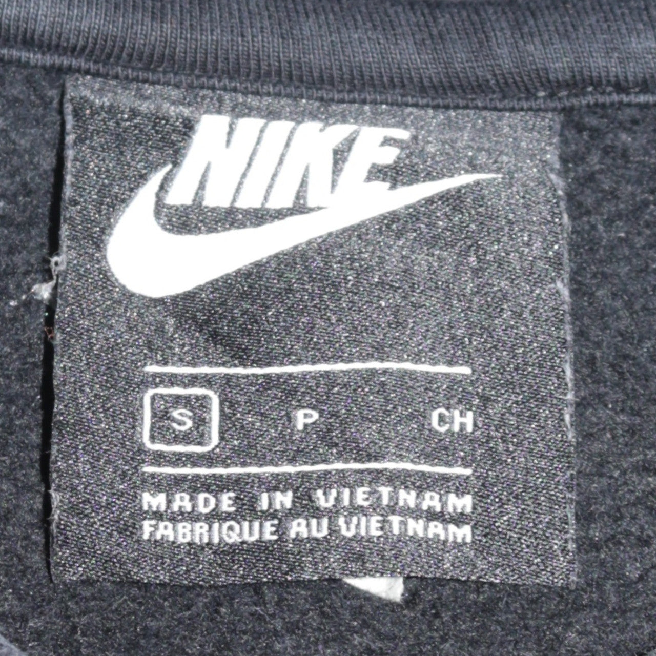 Mens UK Size S Nike Black Pullover Sweatshirt
