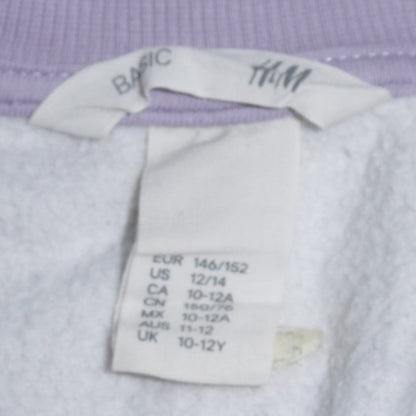 Teens UK Size 146 H&M Purple Pullover Sweatshirt