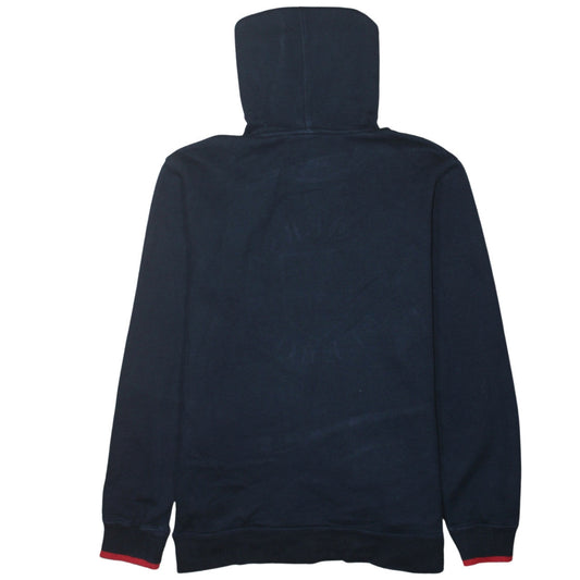 Mens UK Size M Reebok Blue Pullover Hoodie