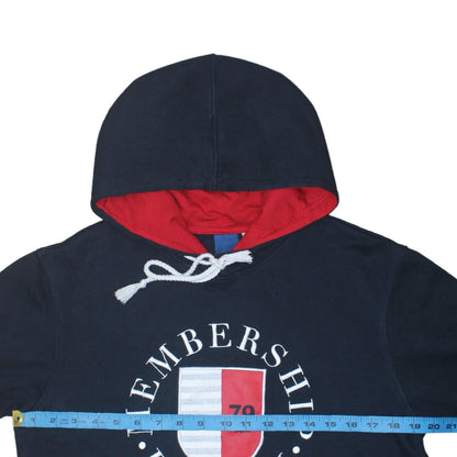 Mens UK Size M Reebok Blue Pullover Hoodie