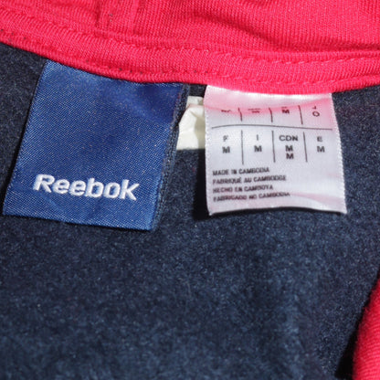 Mens UK Size M Reebok Blue Pullover Hoodie