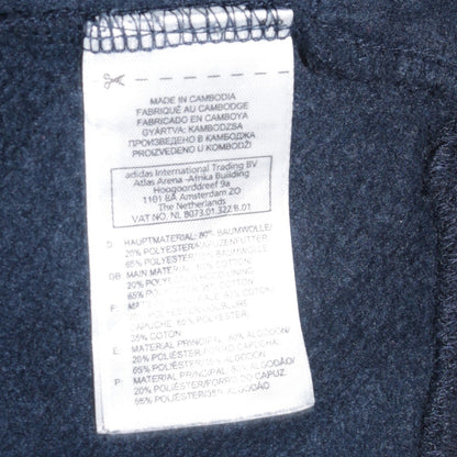 Mens UK Size M Reebok Blue Pullover Hoodie