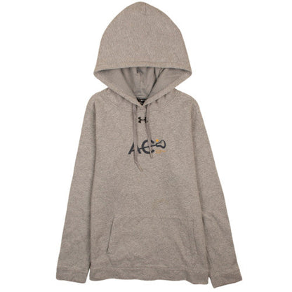 Mens UK Size M Under armour Grey Pullover Hoodie