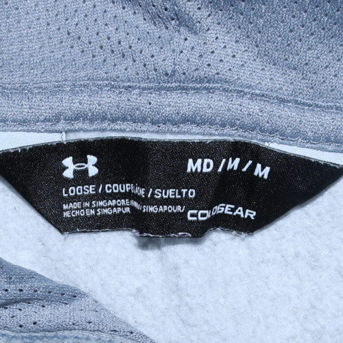 Mens UK Size M Under armour Grey Pullover Hoodie