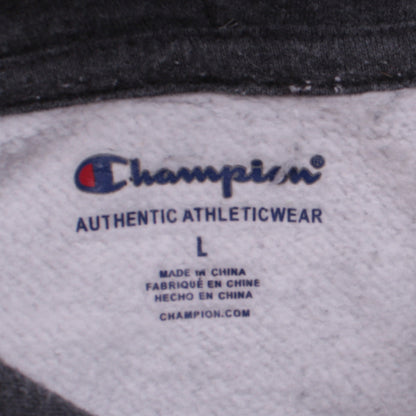 Womens UK Size L Champion Grey Pullover Hoodie