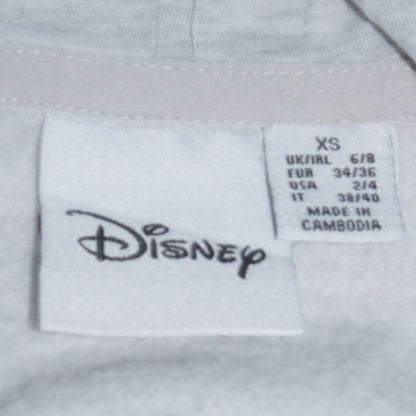 Womens UK Size XS Disney Grey Pullover Hoodie