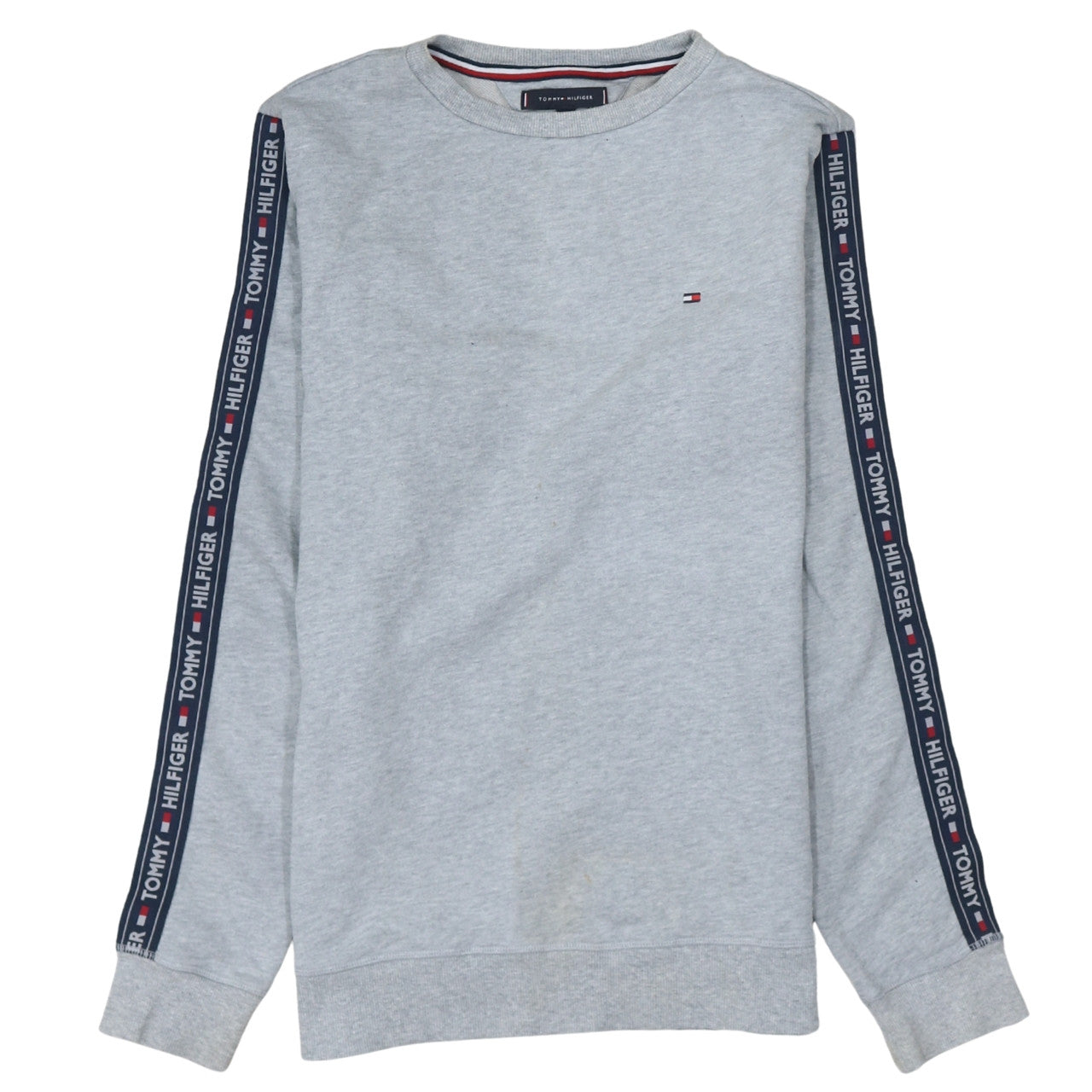 Mens UK Size M Tommy Hilfiger Grey Pullover Sweatshirt