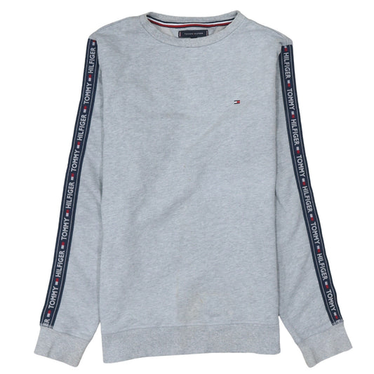 Mens UK Size M Tommy Hilfiger Grey Pullover Sweatshirt