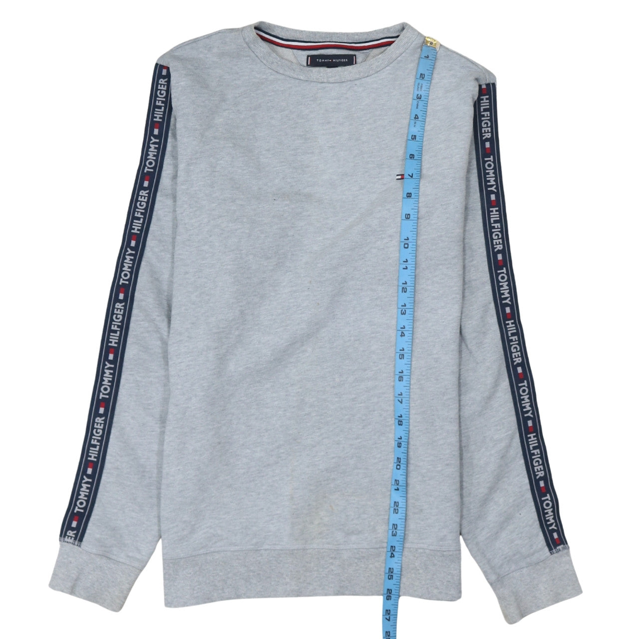 Mens UK Size M Tommy Hilfiger Grey Pullover Sweatshirt