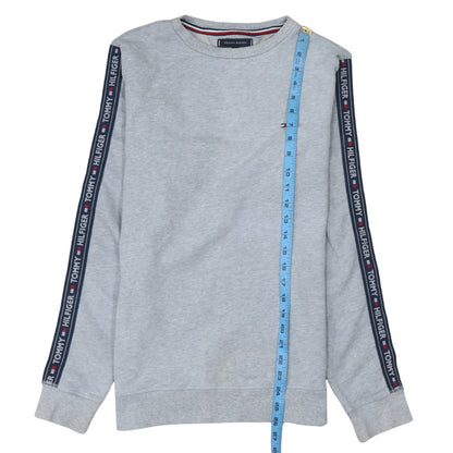 Mens UK Size M Tommy Hilfiger Grey Pullover Sweatshirt