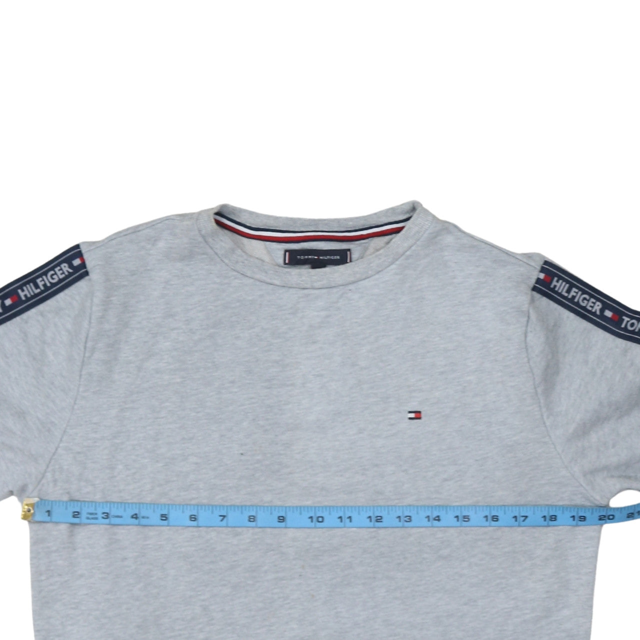 Mens UK Size M Tommy Hilfiger Grey Pullover Sweatshirt