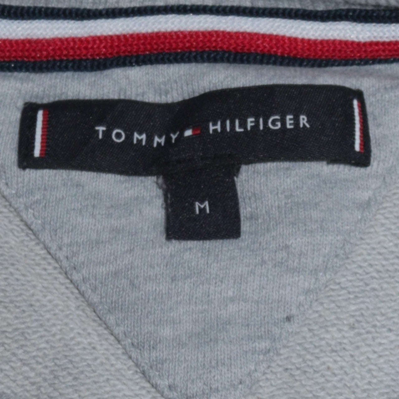 Mens UK Size M Tommy Hilfiger Grey Pullover Sweatshirt