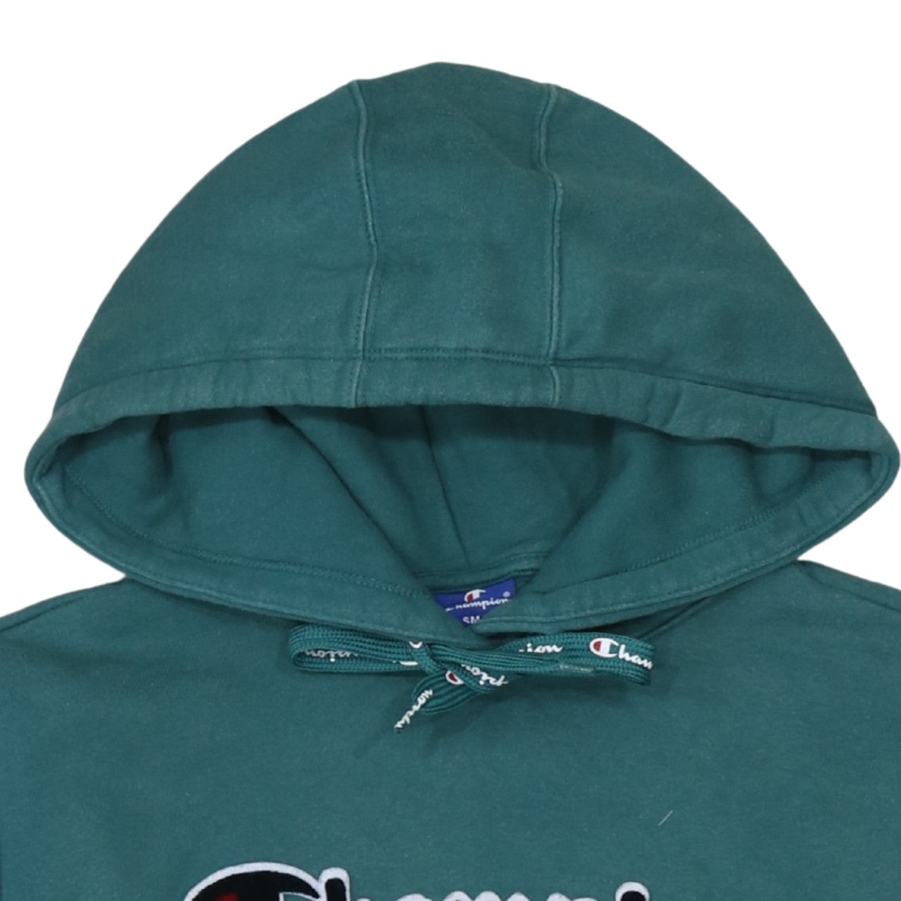 Mens UK Size XS Champion Green Pullover Hoodie