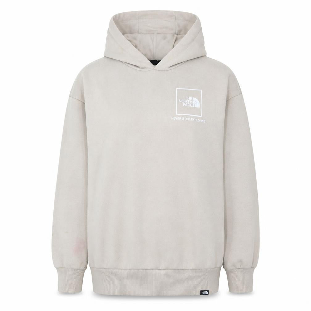 Womens UK Size S The North Face Beige Pullover Hoodie