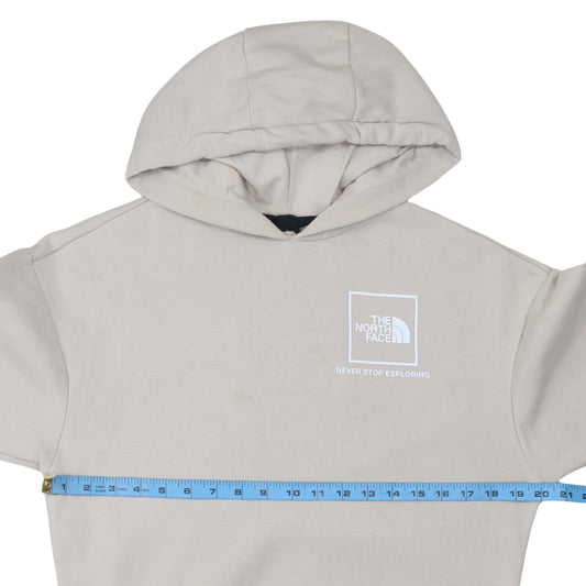 Womens UK Size S The North Face Beige Pullover Hoodie