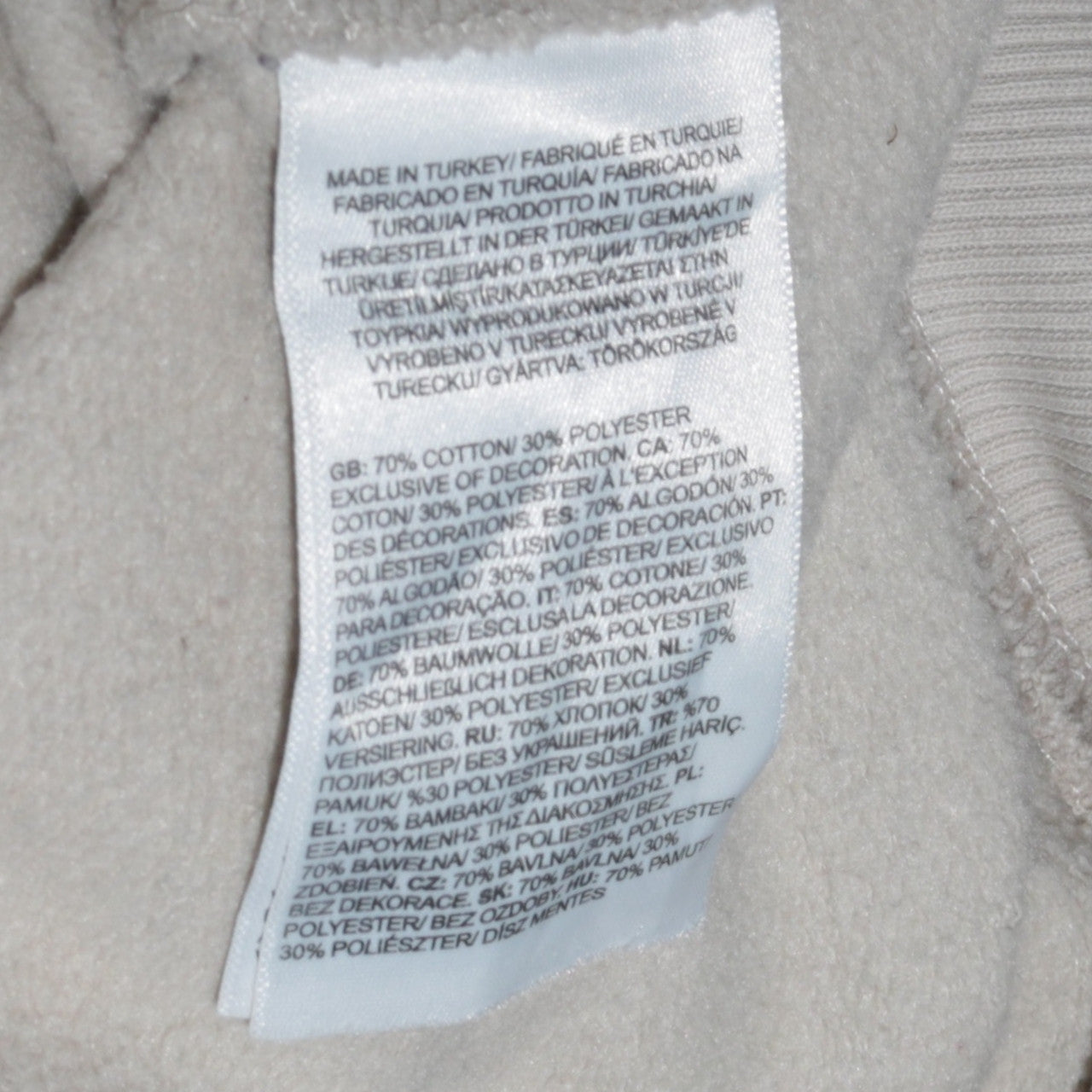 Womens UK Size S The North Face Beige Pullover Hoodie