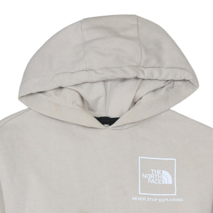 Womens UK Size S The North Face Beige Pullover Hoodie