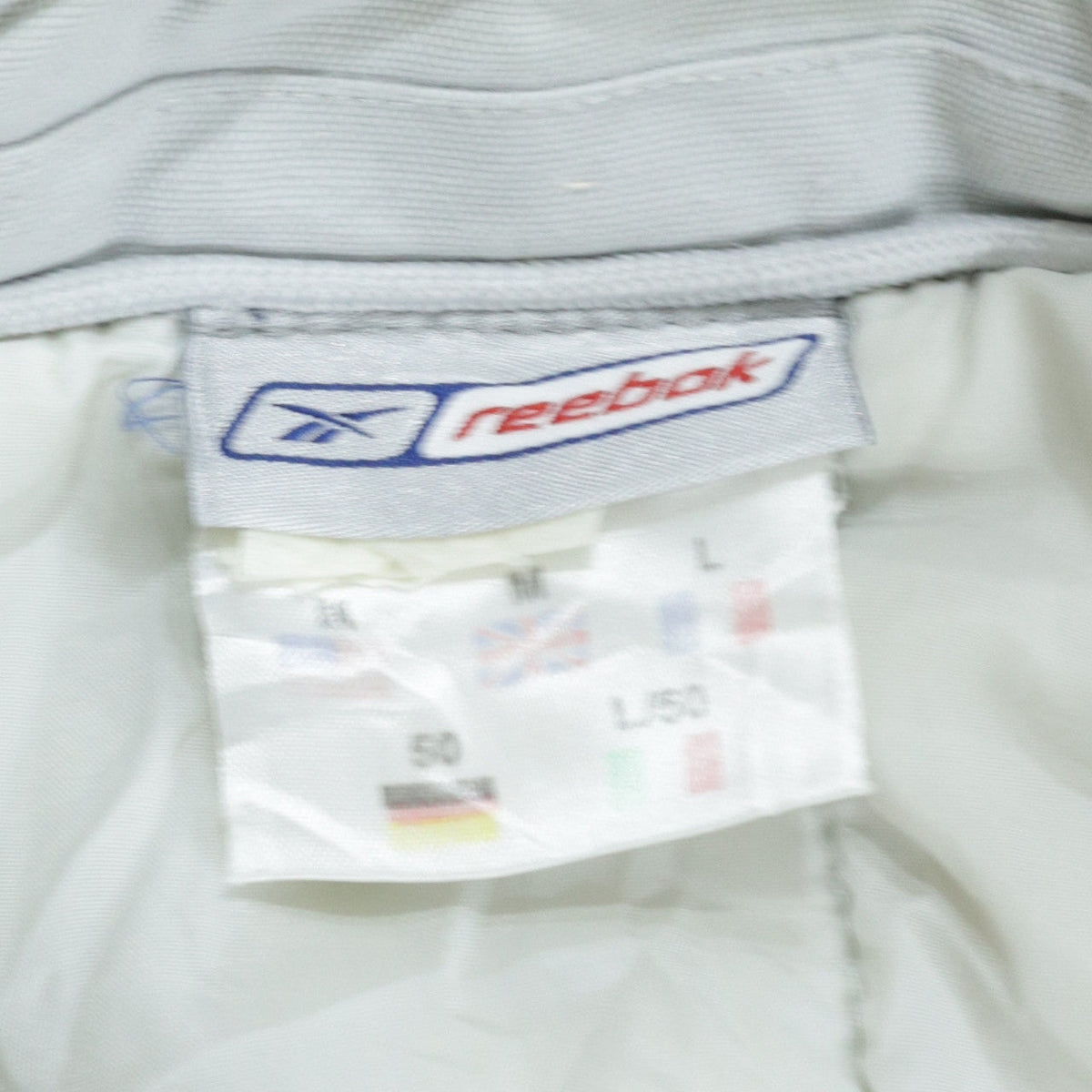 Mens UK Size L Reebok Grey Basic Jacket