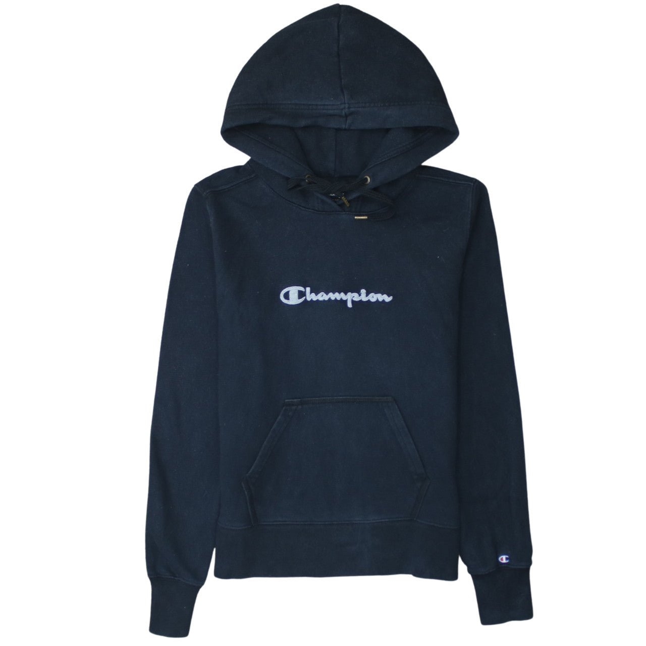 Womens UK Size M Champion Blue Pullover Hoodie