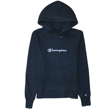 Womens UK Size M Champion Blue Pullover Hoodie
