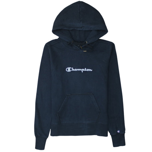 Womens UK Size M Champion Blue Pullover Hoodie