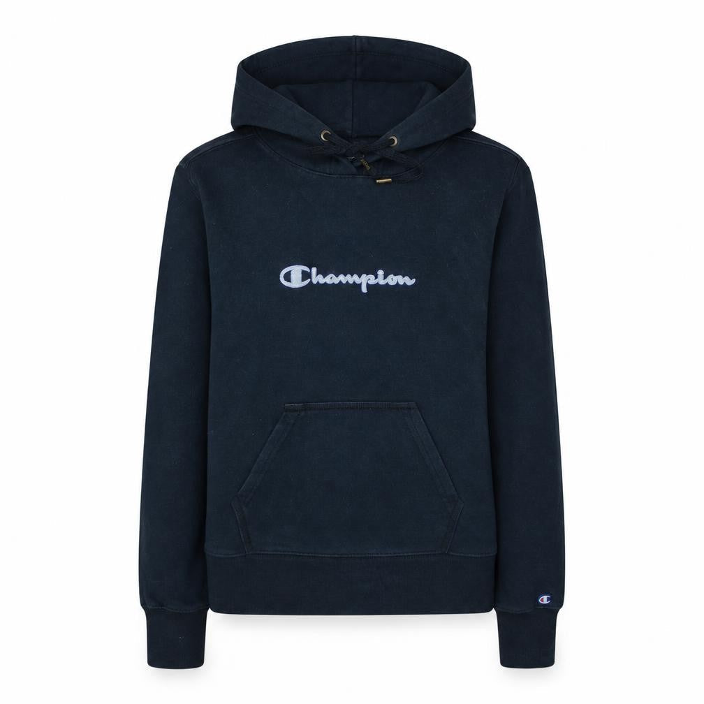 Womens UK Size M Champion Blue Pullover Hoodie