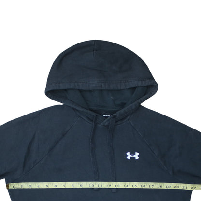 Womens UK Size S Under armour Black Pullover Hoodie