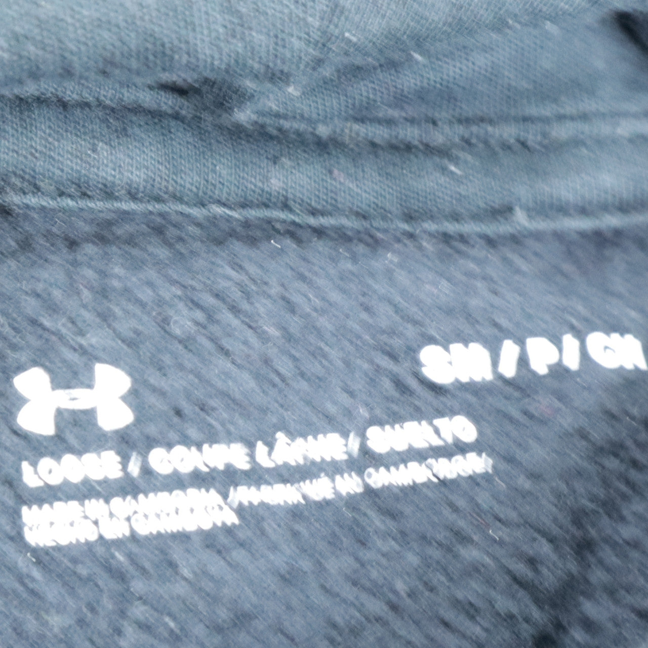 Womens UK Size S Under armour Black Pullover Hoodie