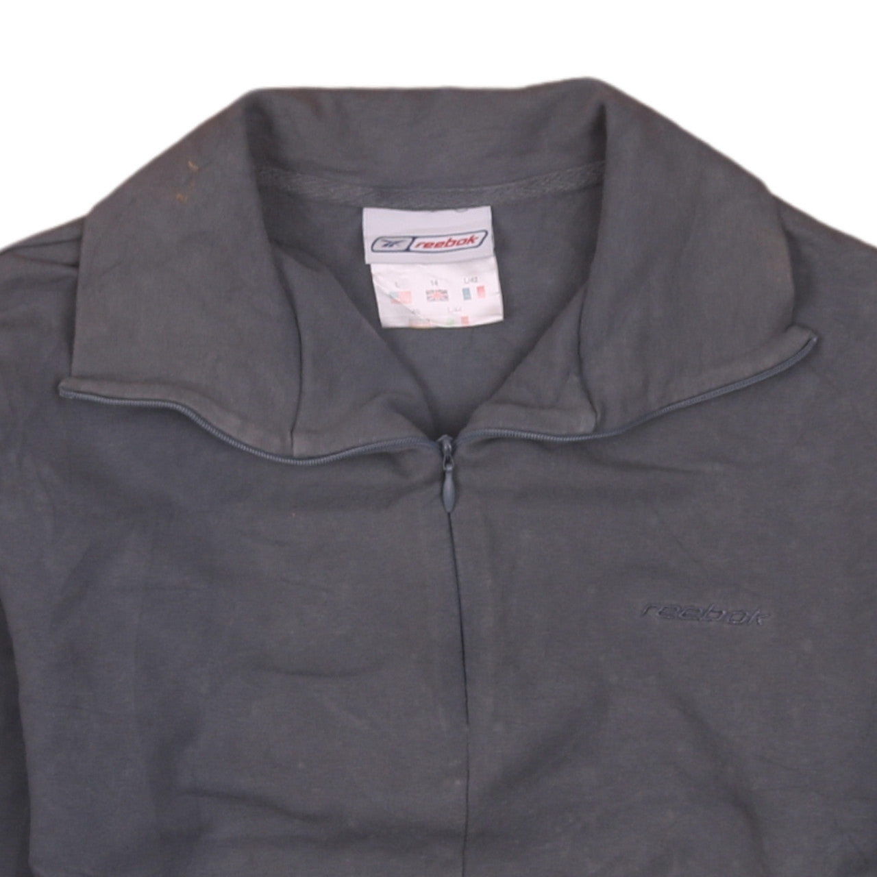 Womens UK Size 14 Reebok Grey Pullover Sweatshirt