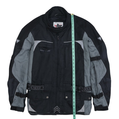 Mens UK Size L Cycle Spirit Black Motorcycle Jacket
