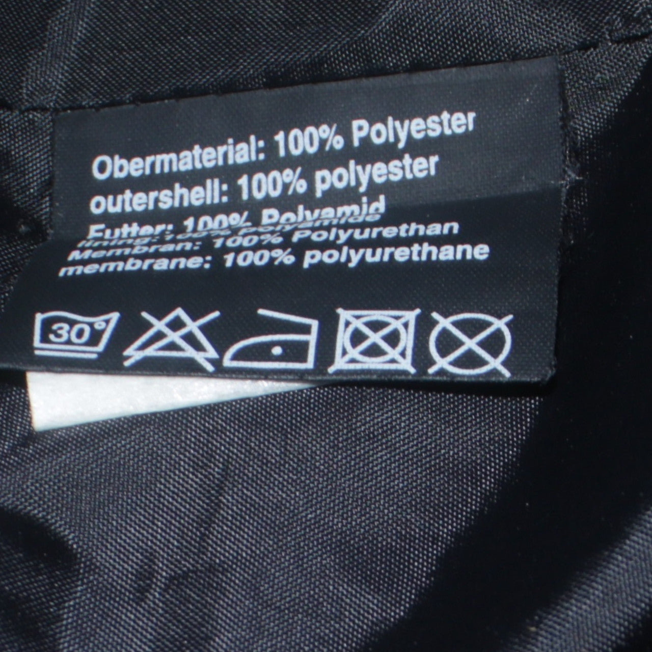 Mens UK Size L Cycle Spirit Black Motorcycle Jacket