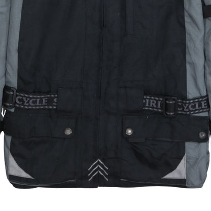 Mens UK Size L Cycle Spirit Black Motorcycle Jacket