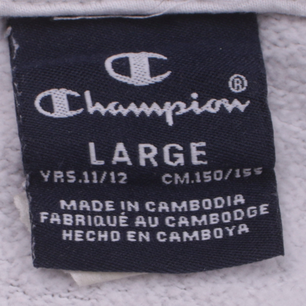 Girls UK Size 11-12 Years Champion White Pullover Hoodie