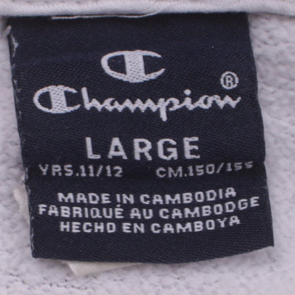 Girls UK Size 11-12 Years Champion White Pullover Hoodie