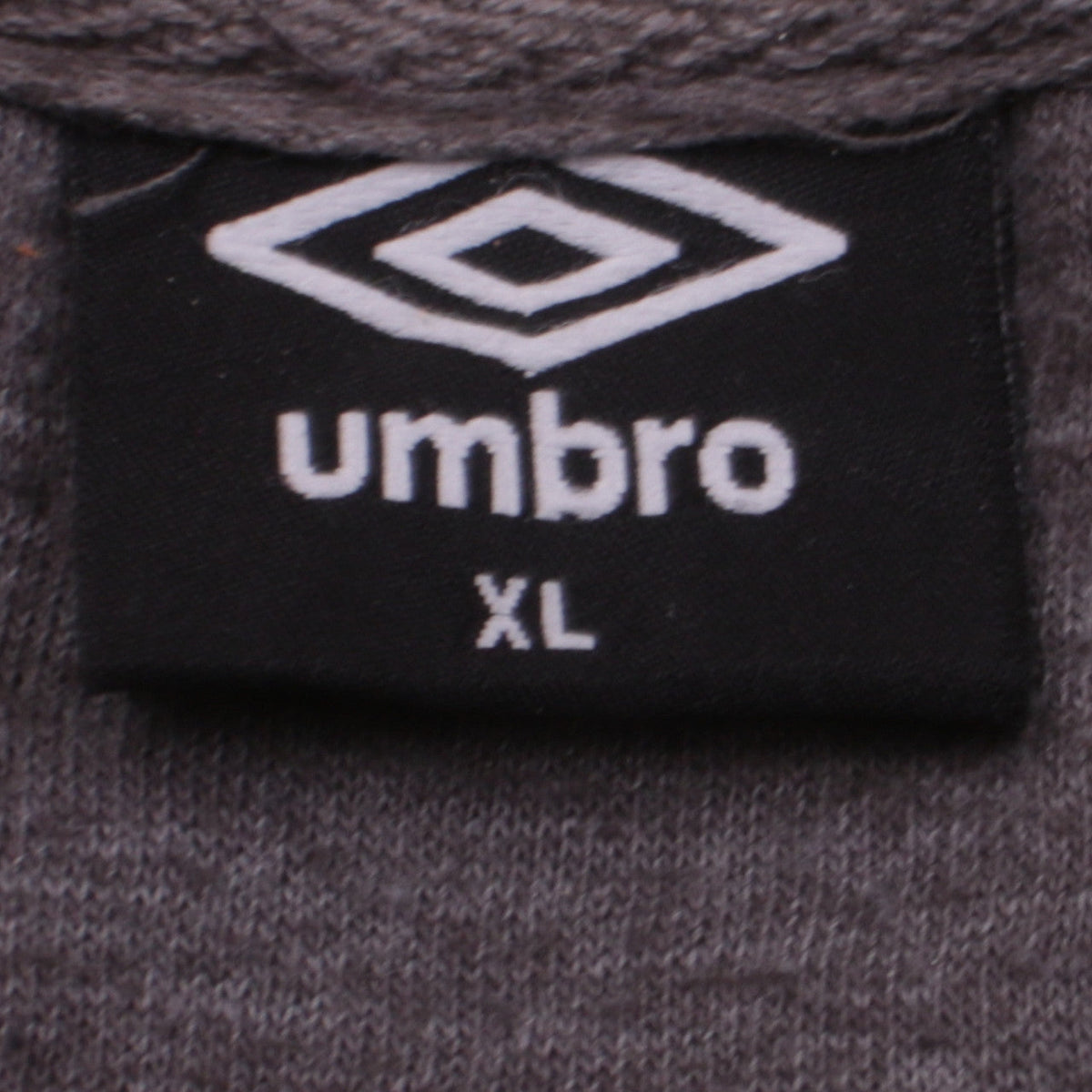 Mens UK Size XL Umbro Grey Full Zip Sweatshirt