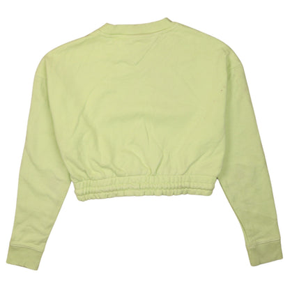 Womens UK Size M Tommy Jeans Green Pullover Sweatshirt