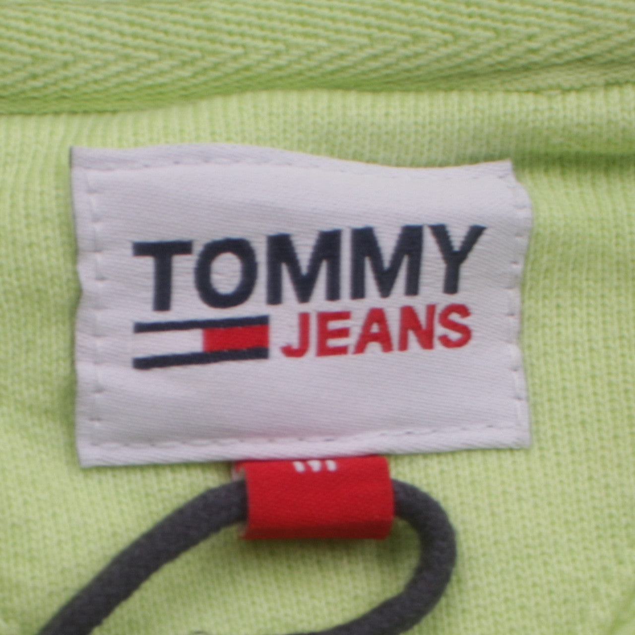 Womens UK Size M Tommy Jeans Green Pullover Sweatshirt