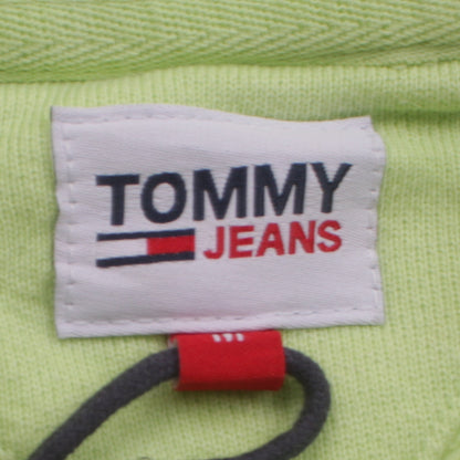 Womens UK Size M Tommy Jeans Green Pullover Sweatshirt