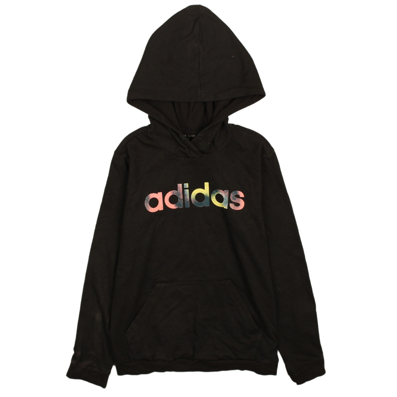 Womens UK Size M adidas Black Pullover Hoodie