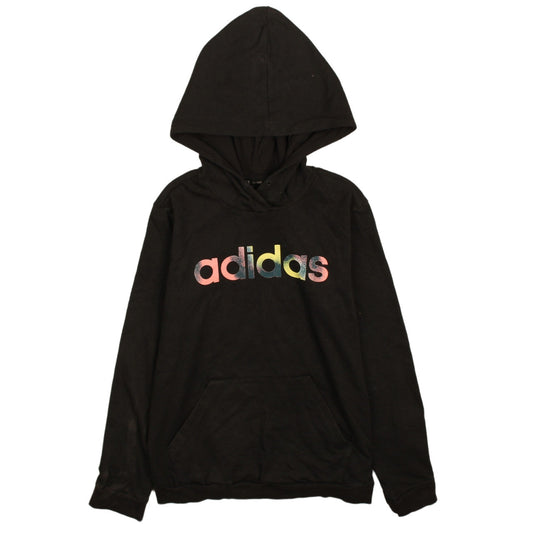 Womens UK Size M adidas Black Pullover Hoodie