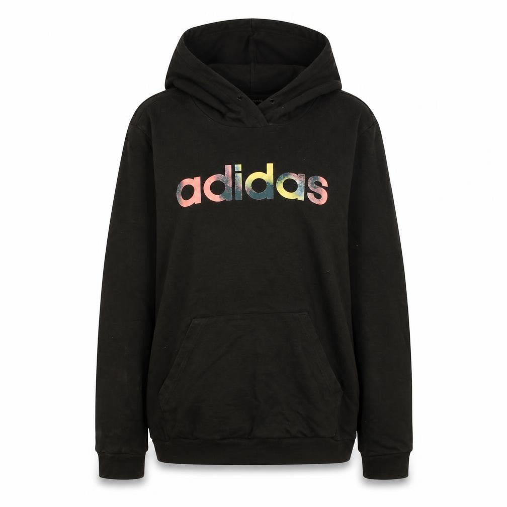 Womens UK Size M adidas Black Pullover Hoodie