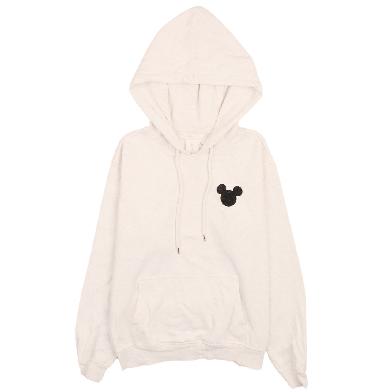 Womens UK Size XS H&M Beige Pullover Hoodie