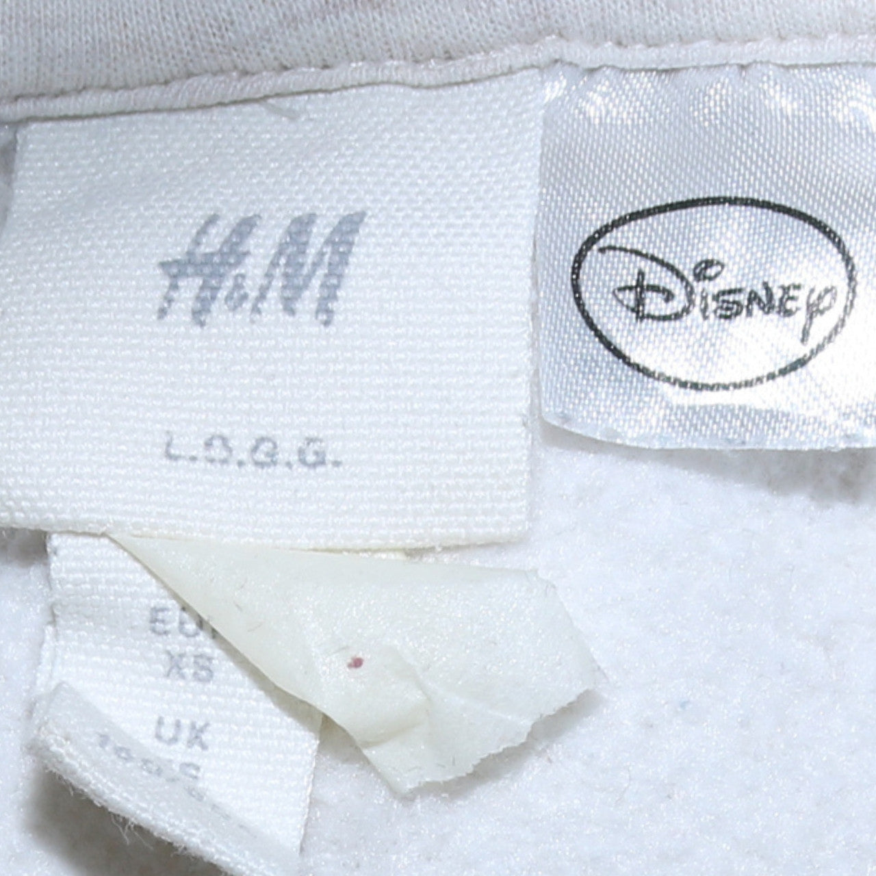 Womens UK Size XS H&M Beige Pullover Hoodie