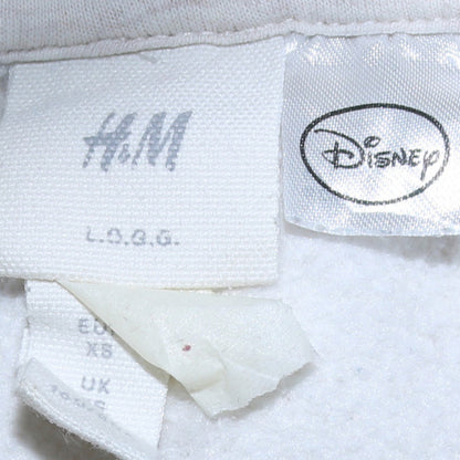 Womens UK Size XS H&M Beige Pullover Hoodie