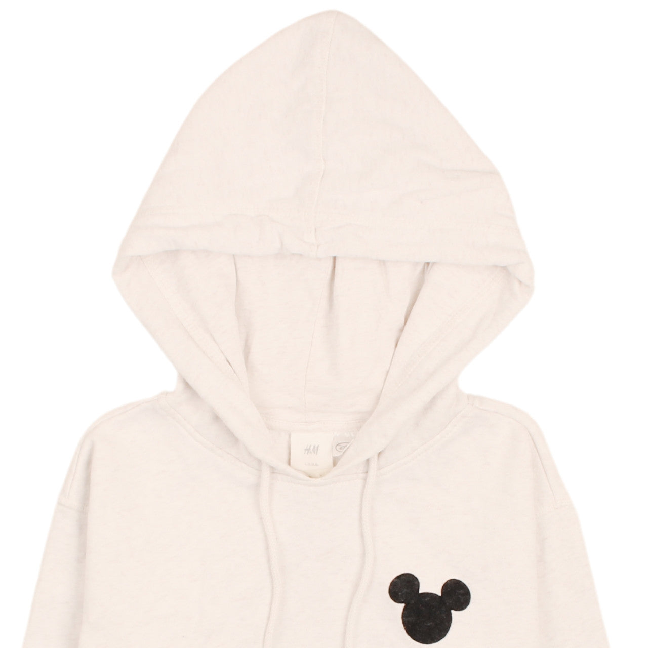 Womens UK Size XS H&M Beige Pullover Hoodie