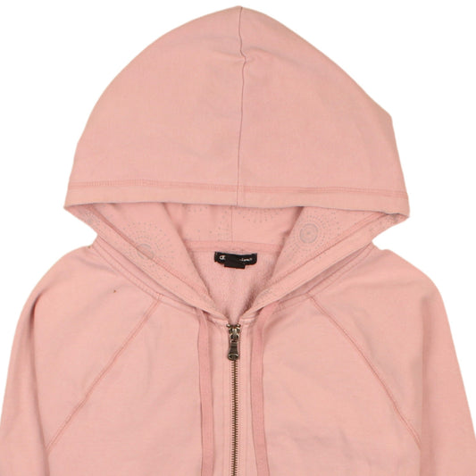 Womens UK Size M Champion Pink Full Zip Hoodie