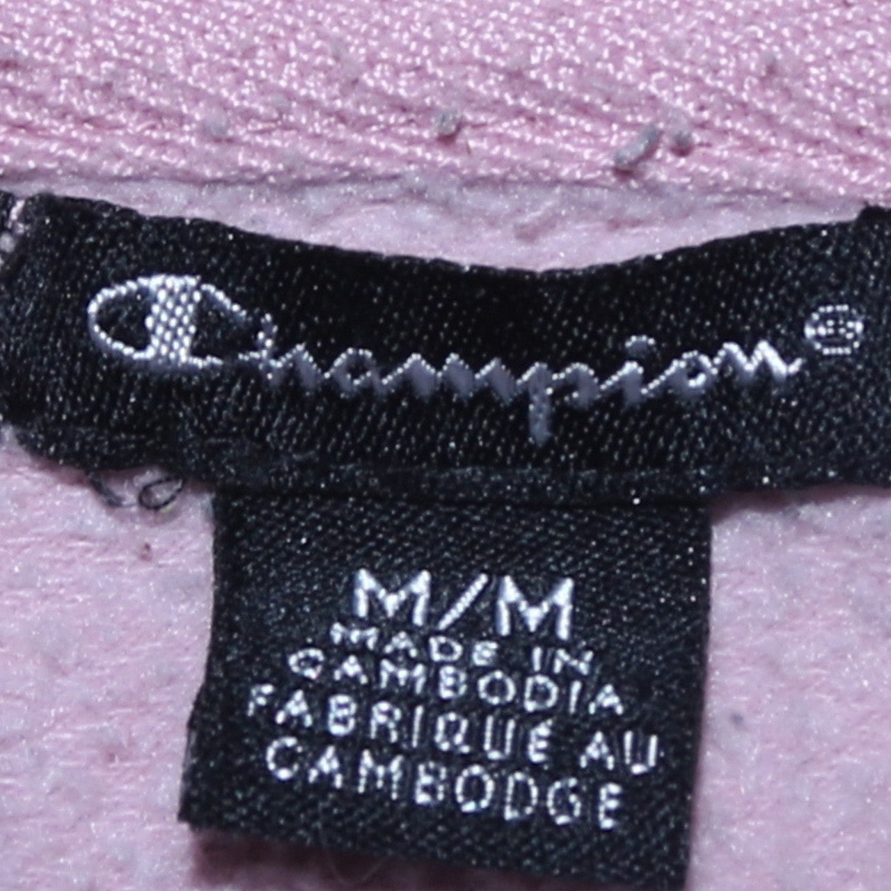 Womens UK Size M Champion Pink Full Zip Hoodie
