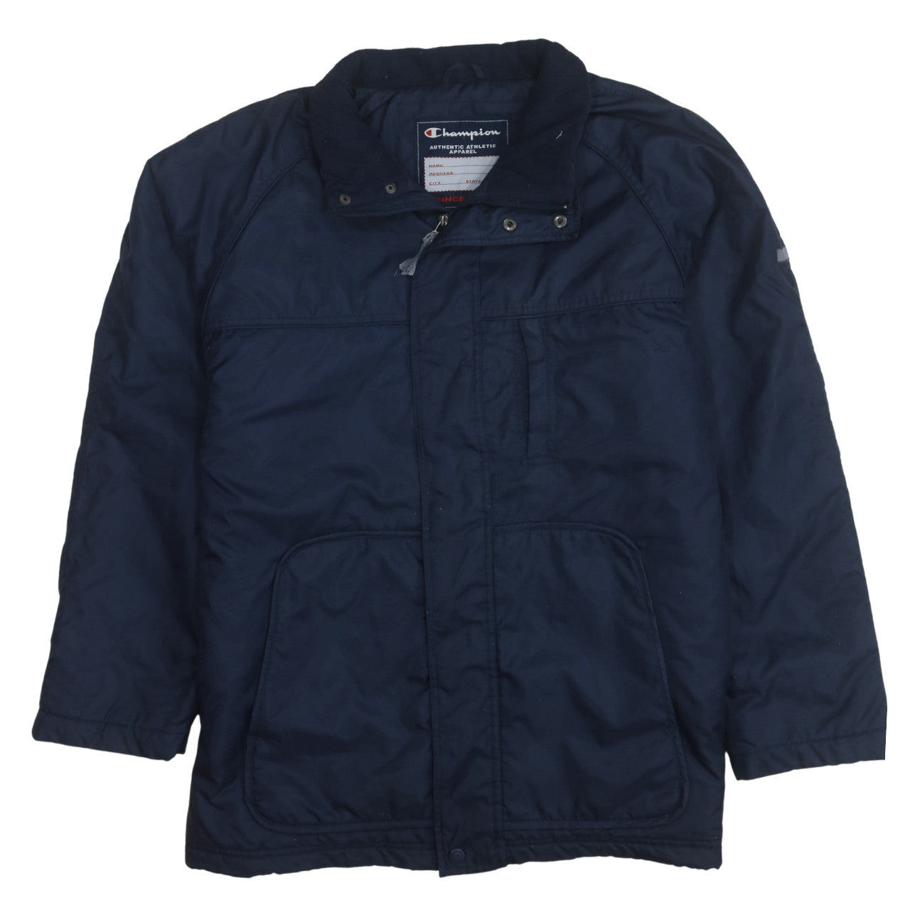 Mens UK Size L Champion Blue Parka Coat